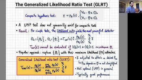 UiA-IKT721: Lecture 17: Composite Hypothesis Tests