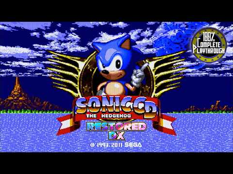 Sonic CD Restored DX ✪ 100% Complete Playthrough ft. All Unlockables (1080p/60fps)