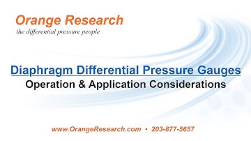 Diaphragm Differential Pressure Gauges