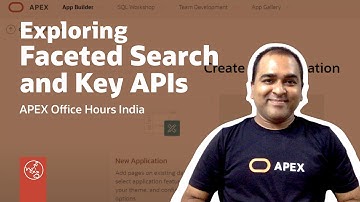 Oracle APEX India: Faceted Search Update and Key APIs