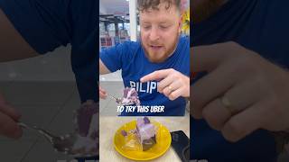 My First Time Trying Ube Cake In The Philippines