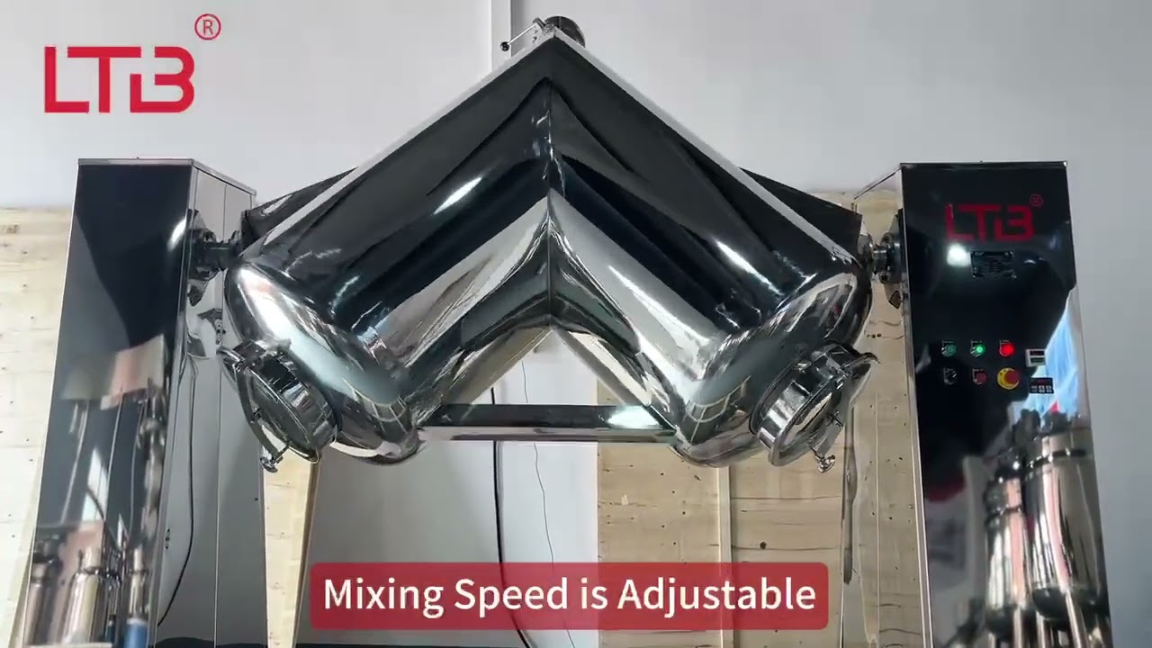 LTB V Shape Powder Mixing Machine Cosmetic Detergent Manufacturing Mixer Equipment