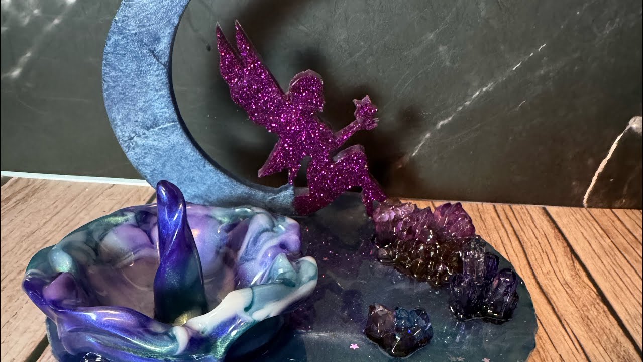 491- Today we are making 3 piece ring holder in resin 