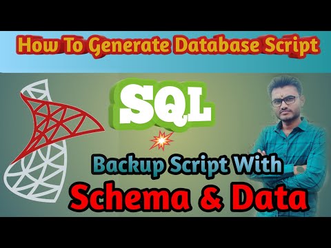 How To Generate Script In SQL Server | Backup Script #sql #sqlserver #mysql #technicalgk123 #viral