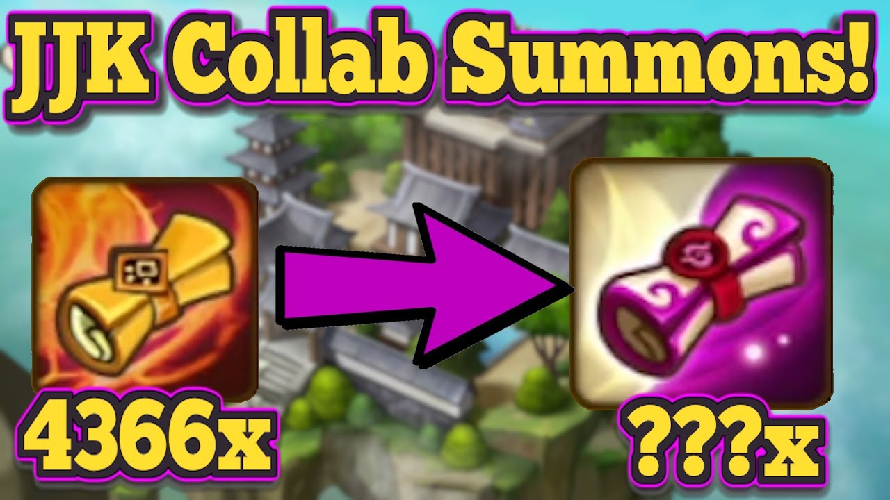 4.000+ Mystical Scrolls into LDs! JJK Collab Summons!  - Summoners War