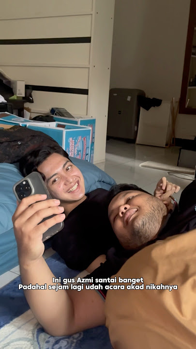 5 MINUTES BEFORE GUS AZMI'S WEDDING CONTRACT⁉️
