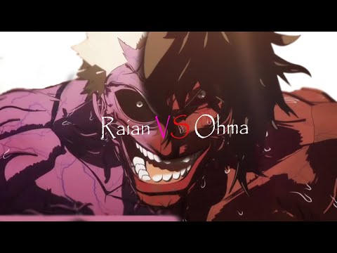 Ohma Tokita vs Raian Kure Anime Kengan Ashura . . #kenganashura #mar