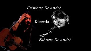 Cristiano De André ricorda Fabrizio De André