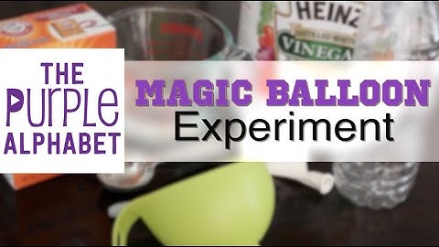 Kid Science - Self-inflating Balloons