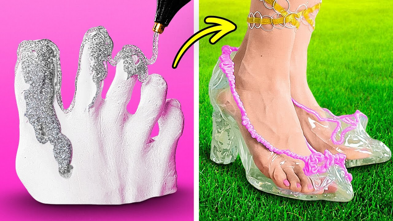 Let's Upgrade Your Old Shoes Amazing Shoe Hacks & DIY Crafts For Crafty Fashionistas! ✨
