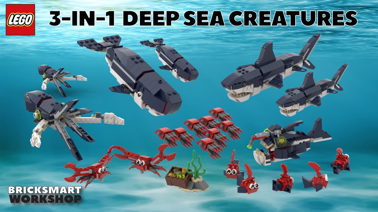 lego creator 3 in 1 deep sea creatures whale