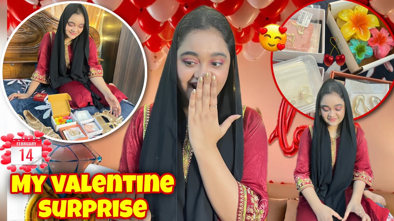 My Valentine Surprise🫶☺️| He Really Made My Day Special ♥️😍|