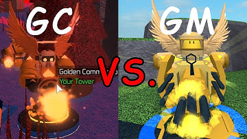 Golden Commando Vs. Golden Minigunner (Which is Better?) [Tower Battles x Tower Defense Simulator]
