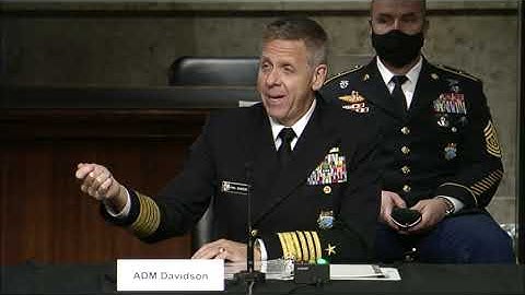 Senator Hawley at a hearing to discuss the United States Indo-Pacific Command