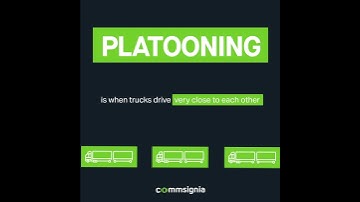 What is PLATOONING?