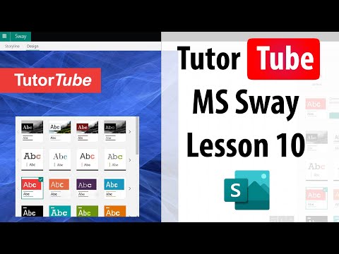 MS Sway Tutorial - Lesson 10 - Inserting and Working with Images