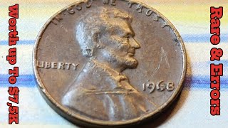 1968 Lincoln Penny Error Worth Up To $7,500! Rare Coin You Should Look For!"Let #Penny#Rarecoins