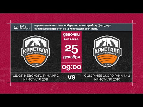 Видео к матчу СШОР Невского района № 2 Кристалл 2011 - СШОР Невского района № 2 Кристалл 2010