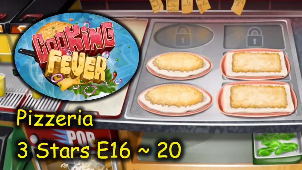 We have Round Pizza now y'all. :D 3S: GR - Part 4 (E16 ~ 20) = (Cooking Fever - Pizzeria)