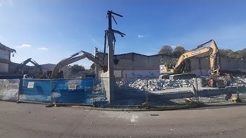 PYDAR PROJECT #8 - Truro Bowls Back Entrance and Walls Demolished (WEAVER DEMOLITION)