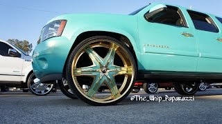 Chevy Suburban with Gold Package 32" Diablo Wheels Magic City Classics 2K16