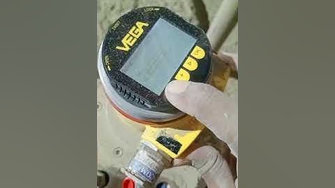 Vega level transmitter setting