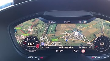 Audi TTS MK3 8S MY16 retro fit sat nav and vcds codes google earth