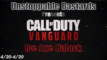 Call of Duty Vanguard Ice Axe Unlock