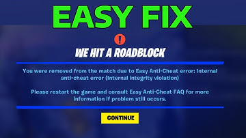 How To Fix Fortnite Easy Anti Cheat Error