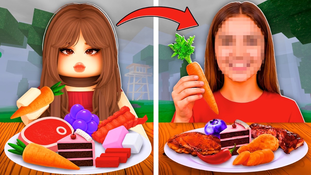 Eating 99 Nights Food in REAL LIFE ASMR! (Roblox)