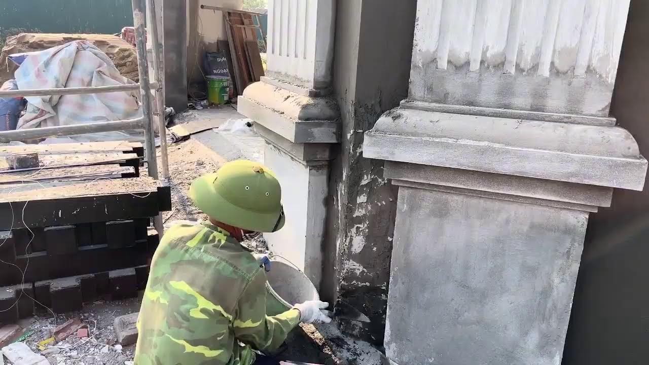 Bricklayer Plastering a Perfect Wall Corner | Real Construction Technique