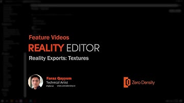 Reality Editor | Reality Exports: Textures