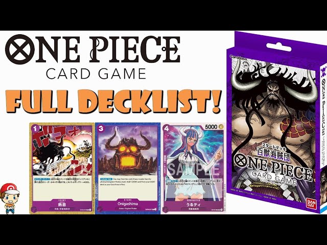 one piece tcg starter deck 4 FULL Animal Kingdom Pirates Starter Decklist Revealed (ST-04) - Every Card!  (One Piece TCG News)
