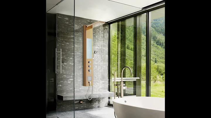 Smart shower panel product introduction technology heat recycling and instant water heater built in