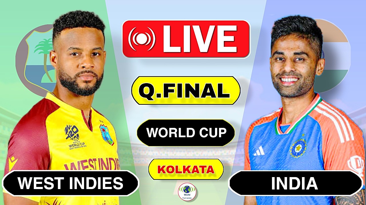 🔴  India vs West Indies Today T20 World Cup 2026 | Ind Vs Wi Match | Score Comentary