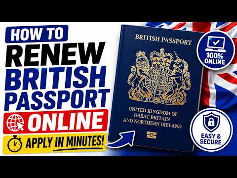How to Renew British Passport Online (2026) - APPLY IN MINUTES!