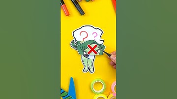 Solving Paper Craft Puzzle with Disgust by Inside Out 🧩#insideout #insideout2 #papercraft #puzzle