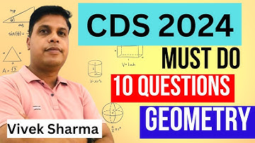 Must Do Geometry Questions for CDS 2024 Exam #cdsexam #cdsmaths #cds2024 #geometry #cdsbooks