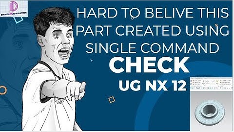 Unigraphics NX PRACTICE MODEL | 3D CAD CREATED USING SINGLE COMMOND|2D TO 3D PART|UG NX TUTORIAL|
