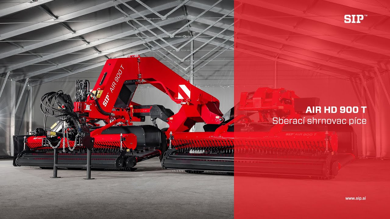 SIP | Tažený pásové shrnovač AIR HD 900 T Walkaround (CZ)