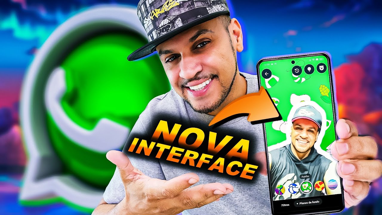 FICOU LINDO! WHATSAPP ATUALIZOU E GANHOU NOVA INTERFACE NAS CHAMADAS DE ...