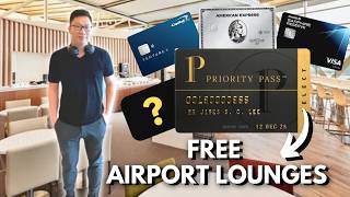 13 Best Cards with Airport Lounge Access | Are Airport Lounges Worth It?! | Priority Pass screenshot 1