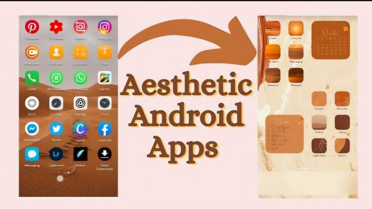 Aesthetic android app 🤎 Samsung Tips and Tricks ️ - YouTube