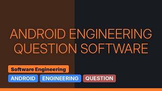 Software Engineering: Android IRC Connection