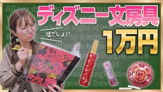 【ディズニー文房具】高校生になったつもりで1万円分ガチで選んでみた