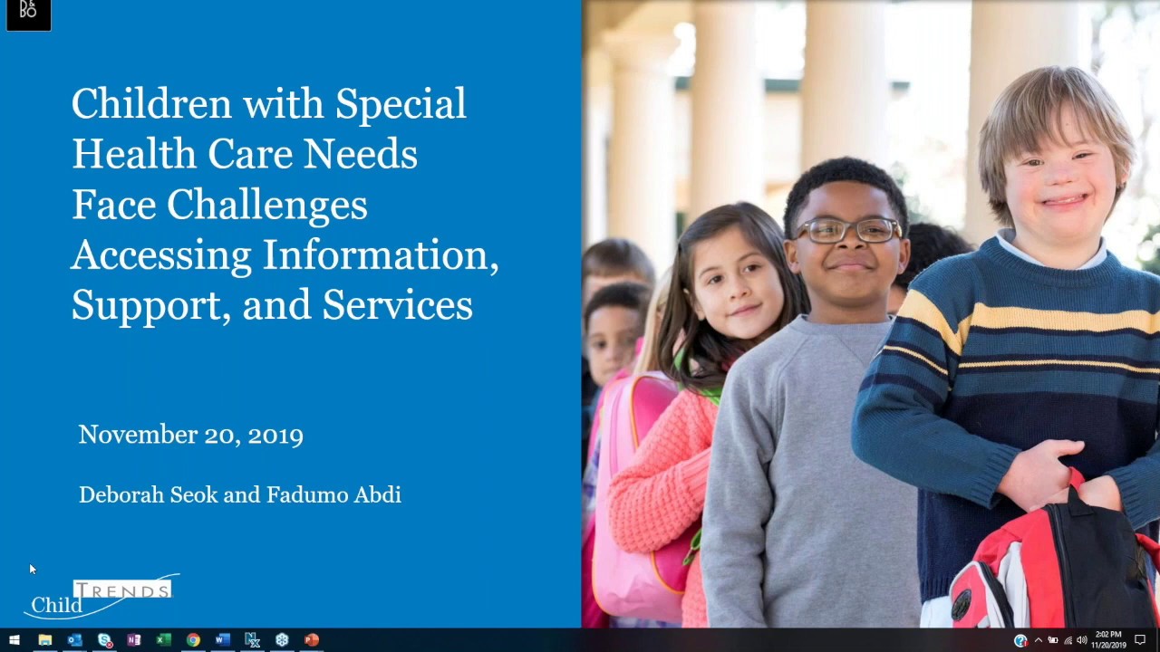 Children With Special Health Care Needs Accessing Information Support