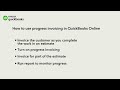 How to use progress invoicing in QuickBooks Online