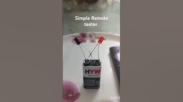 Simple IR Remote Tester l #experiment l #shorts l #viral l IR led Basics l #trending l #diy