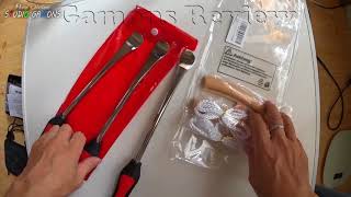 py0112  【タイヤレバー3本+リムプロテクター2本】バイク タイヤ レバー タイヤ交換 自転車 オートバイ用 ホイール脱着