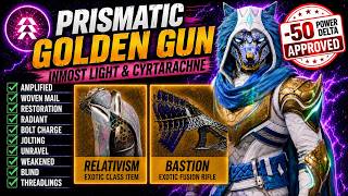 Destiny 2: This Relativism + Bastion Hunter Build Is INSANE in -50 | Prismatic Golden Gun